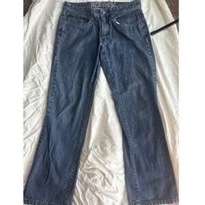 Kenneth Cole Reaction Mens Straight Leg Blue Wash Denim Jeans Size 32x30